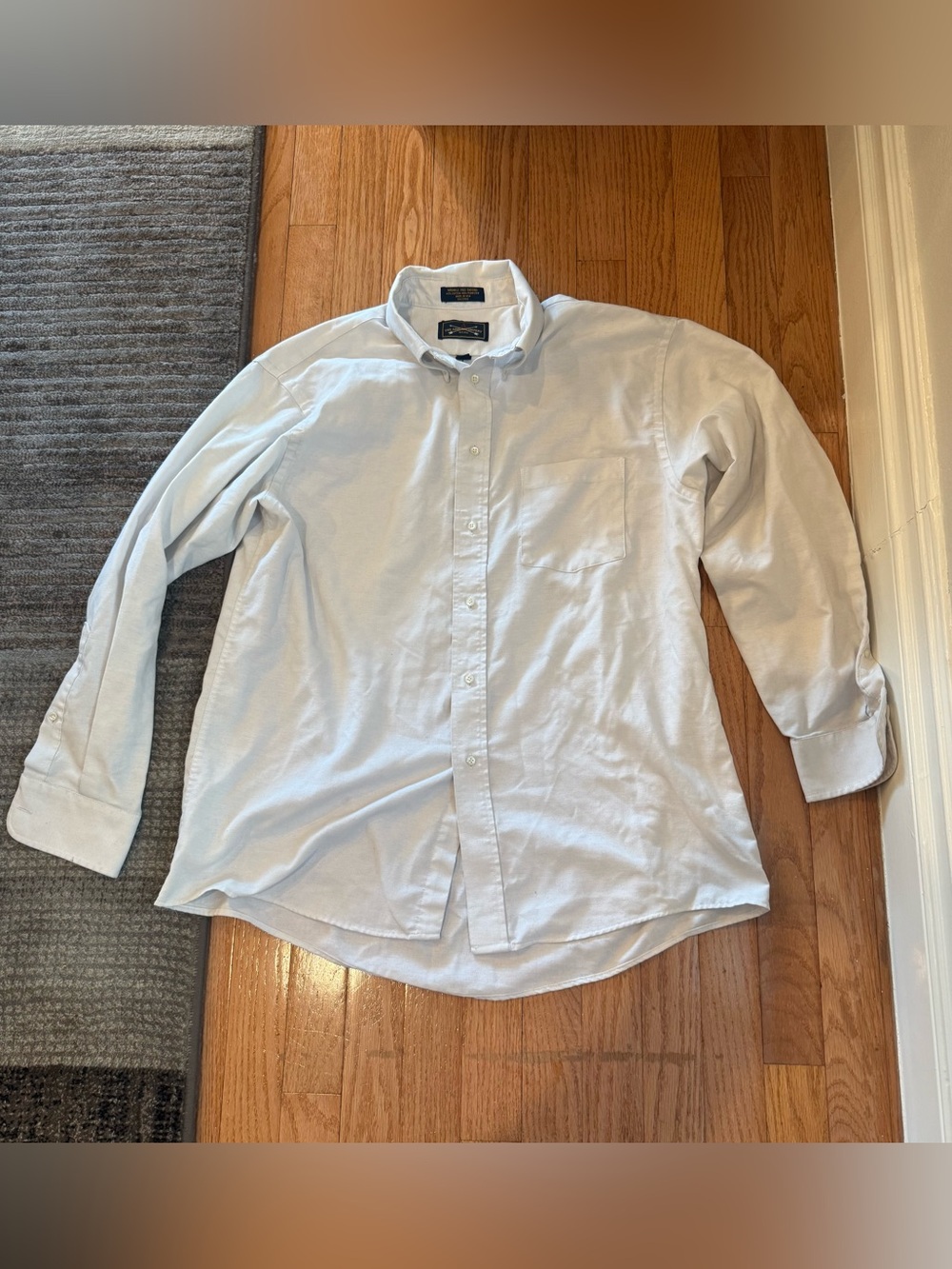 The arrow co. Wrinkle free White Dress Shirt Button Down Oxford Style 16.5-32/33